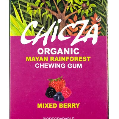 Organic Chewing gum - box of 10 packs of 30gr - Mixed berry