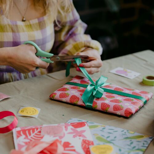 Sweet Strawberries Wrapping Paper