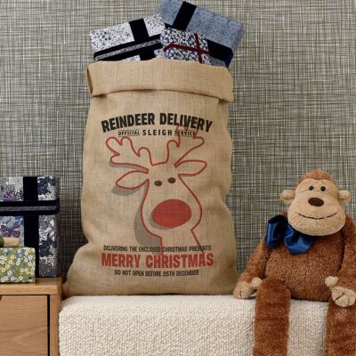 Rudolph Christmas Sack