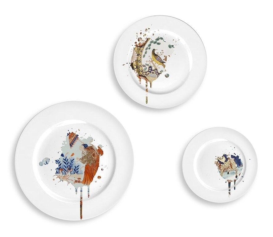 Undercover Imari Plates - Set of three