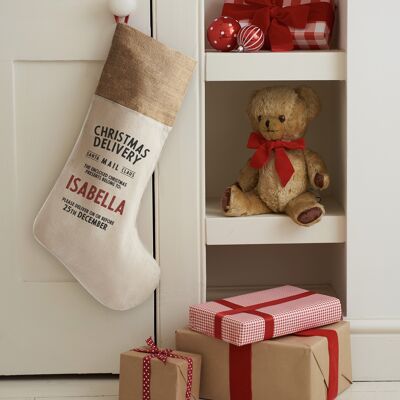 "Make-your-Own" Personalised Cotton Christmas Stocking