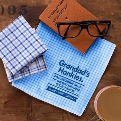Best Grandad Message Handkerchiefs