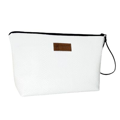 Trousse de voyage, "Ecaille" blanc