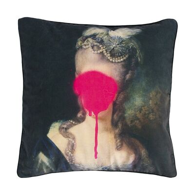 Luxury Velvet cushion ' Madame Blush' cushion