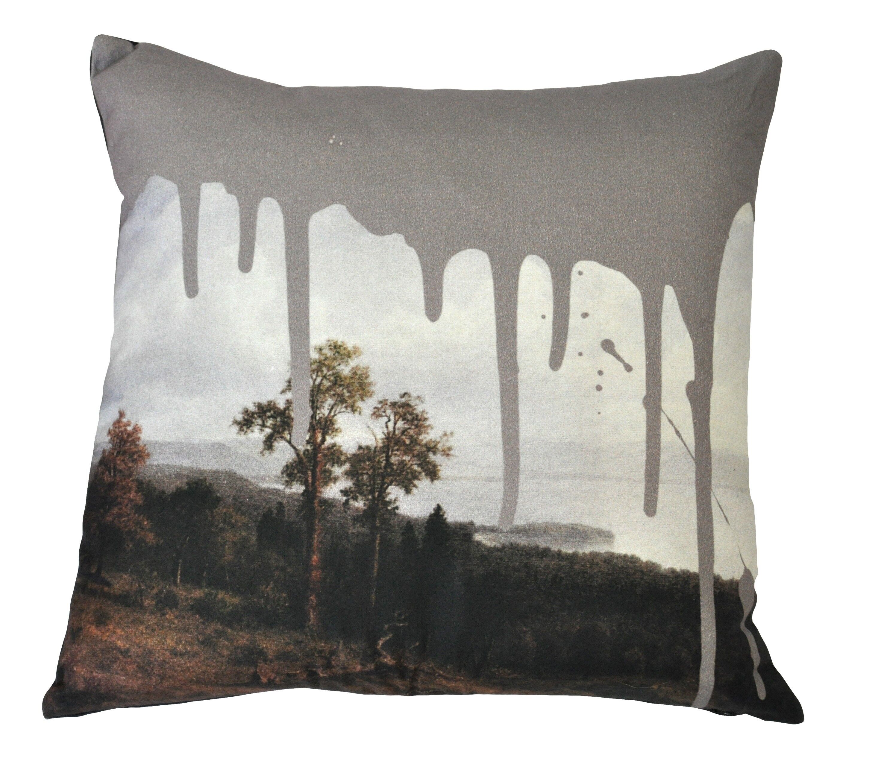 Cuscino Artistico Grigio