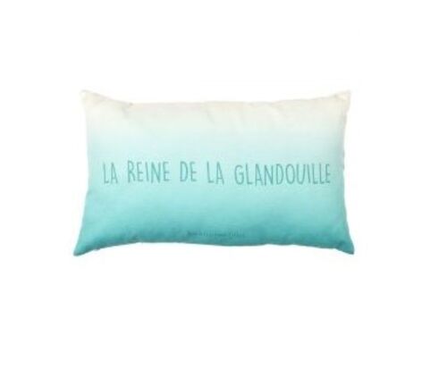 Coussin la reine de la glandouille