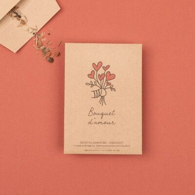 Bouquet d'amore - Pacchetto di semi di papavero