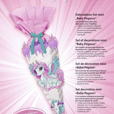 Dekorations-Set mini "Baby Pegasus"