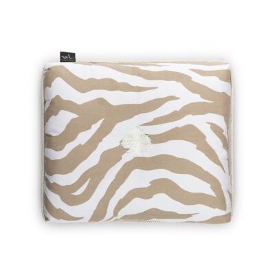 Kapok cushion Zebra - Beige
