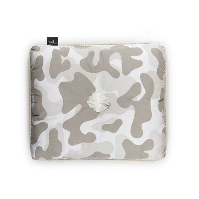 Kapok cushion Safari - Grey
