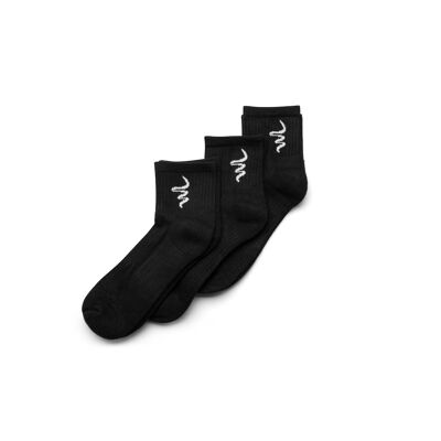 Sport socks in bamboo - men - 3 pack