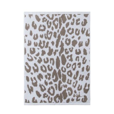 Towels Leopard Dark Beige - 50x70