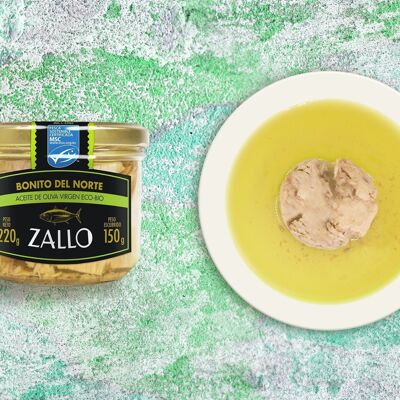 Loins of tuna from the north in organic virgin olive oil 220g