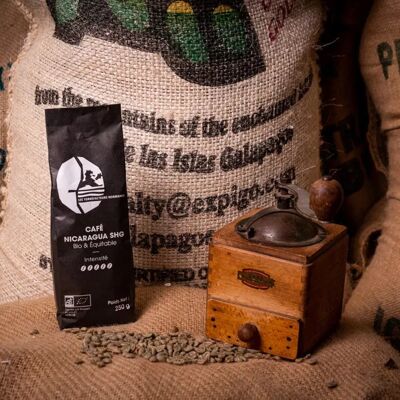 Café de Nicaragua orgánico y de COMERCIO JUSTO 250g