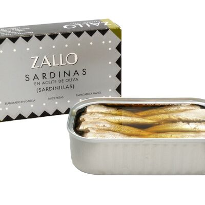 Sardines des Rias galiciennes à l'huile d'olive 120g