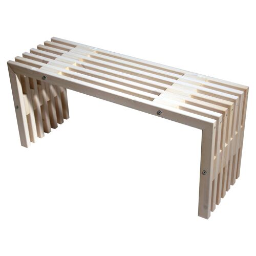 D-BENCH 100 Pine white oiled