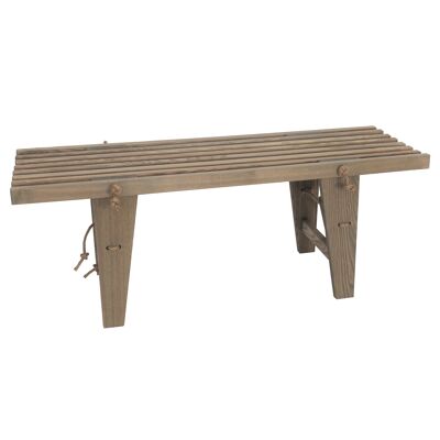 ECOBENCH 120 Ash grey oiled