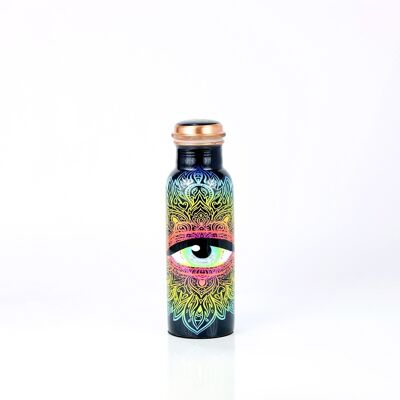 Elcobre premium limited edition printed copper bottle – Eye 700 ml