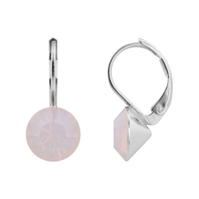 Pendientes colgantes Ledia con cristal de primera calidad de la colección Soul en ópalo de agua de rosa
