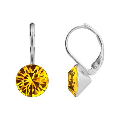 Drop Earrings Ledia with Premium Crystal from Soul Collection in Sunflower