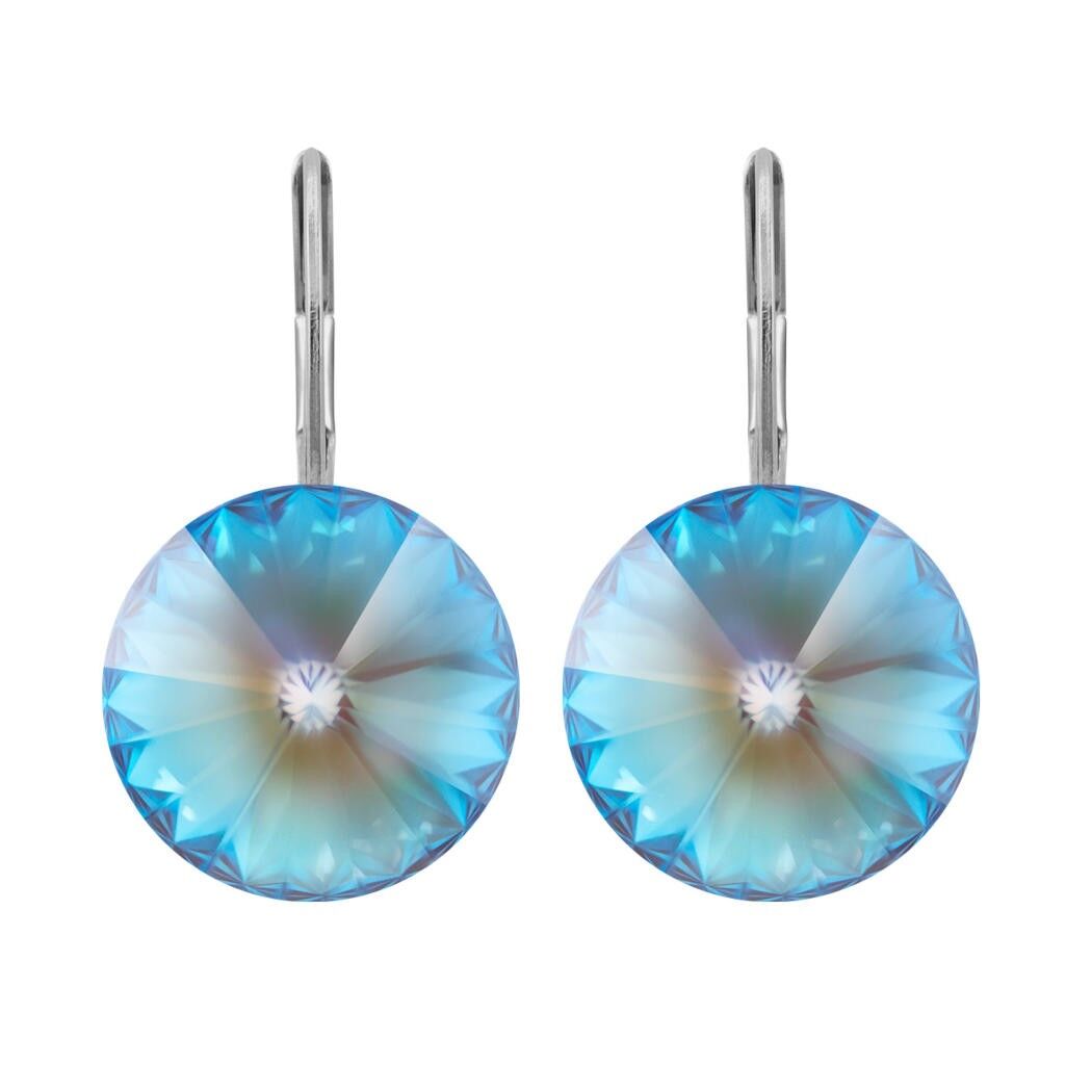 Lucrezia Orecchini Pendenti con Cristallo Premium della Collezione Soul in Verde Militare Delite