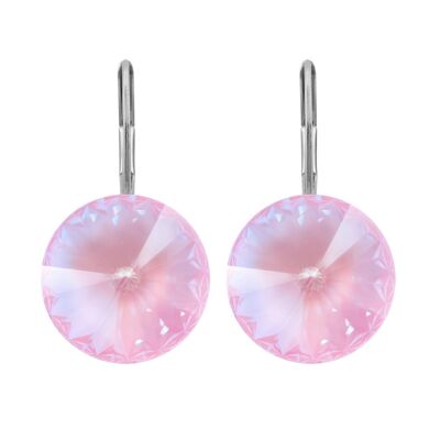 Boucles d'oreilles Lucrezia avec Premium Crystal de Soul Collection en Lavender delite