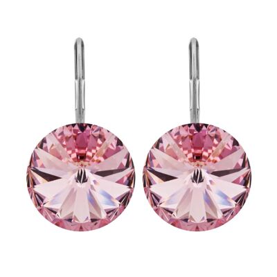 Earrings Lucrezia with Premium Crystal from Soul Collection in Light Rose