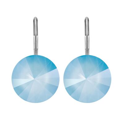 Boucles d'oreilles Lucrezia avec cristal Premium de la collection Soul en bleu d'été