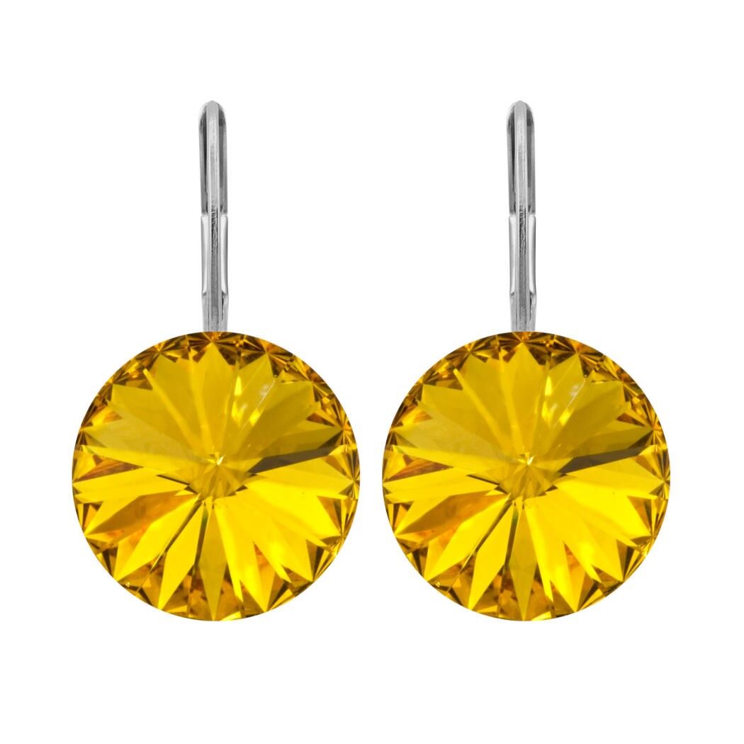 Orecchini Lucrezia con Cristallo Premium della Collezione Soul in Fiore di Sole