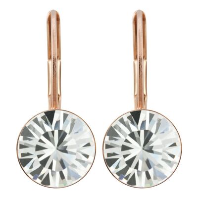 Earrings Livia rose gold plated with Premium Crystal from Soul Collection in Crystal