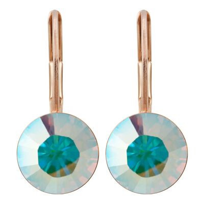 Earrings Livia rose gold plated with Premium Crystal from Soul Collection in Crystal AB
