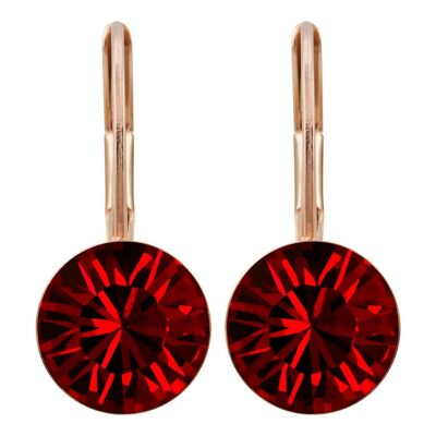Earrings Livia rose gold plated with Premium Crystal from Soul Collection in Siam