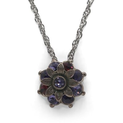 Pendente Flavia Flower con Cristallo Premium della Collezione Soul in Mix Viola