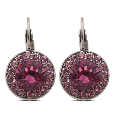 Earrings Samira with Premium Crystal from Soul Collection in Light Rose - Rose