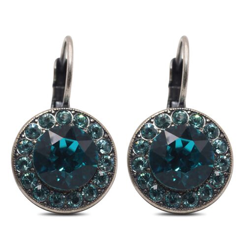 Ohrhänger Samira mit Premium Crystal von Soul Collection in Light Turquoise - Blue Zircon