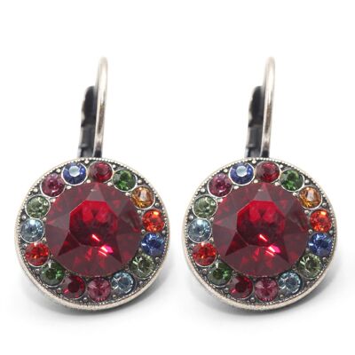 Pendientes Samira con cristal premium de Soul Collection en multi