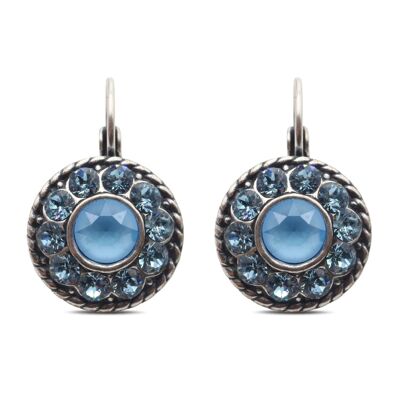 Drop Earrings Natalie with Premium Crystal from Soul Collection in Aquamarine - Summer Blue