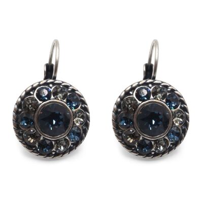Natalie Drop Earrings with Premium Crystal from Soul Collection in Black Diamond - Montana