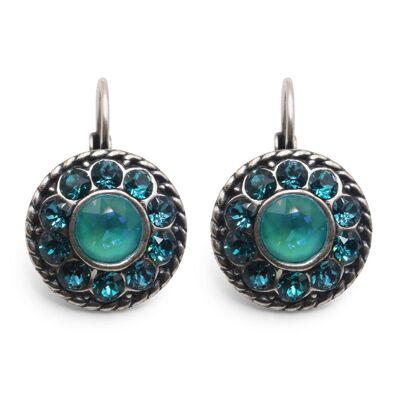 Drop Earrings Natalie with Premium Crystal from Soul Collection in Blue Zircon - Indicolite - Laguna Delite