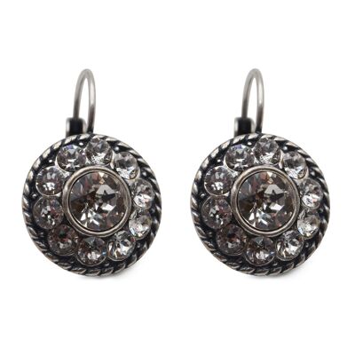 Drop Earrings Natalie with Premium Crystal from Soul Collection in Crystal - Crystal
