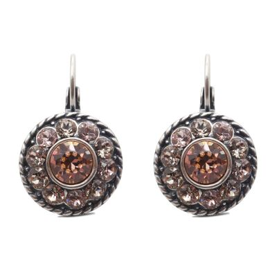 Earrings Natalie with Premium Crystal from Soul Collection in Light Silk - Silk - Light Peach