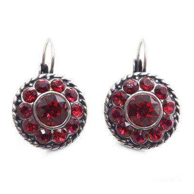 Drop Earrings Natalie with Premium Crystal from Soul Collection in Scarlet - Ruby - Scarlet