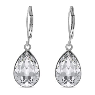 Drop Earrings Trophelia with Premium Crystal from Soul Collection in Crystal