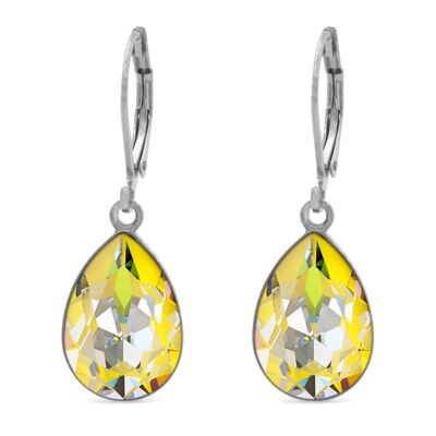 Drop Earrings Trophelia with Premium Crystal from Soul Collection in Sunshine Delite