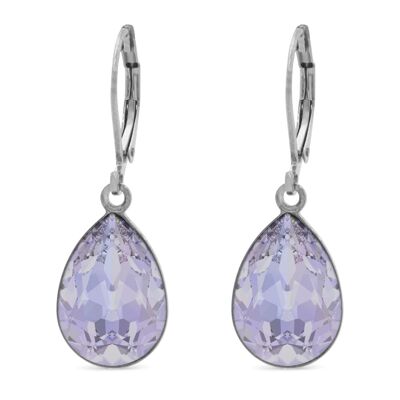 Drop Earrings Trophelia with Premium Crystal from Soul Collection in Provence Lavender