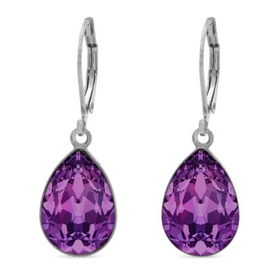 Ohrhänger Trophelia mit Premium Crystal von Soul Collection in Amethyst