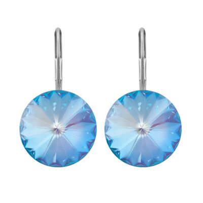 Drop Earrings Glamira with Premium Crystal from Soul Collection in Ocean Delite