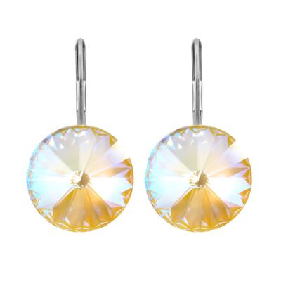 Boucles d'Oreilles Pendantes Glamira avec Cristal Premium de Soul Collection en Ocre Delite