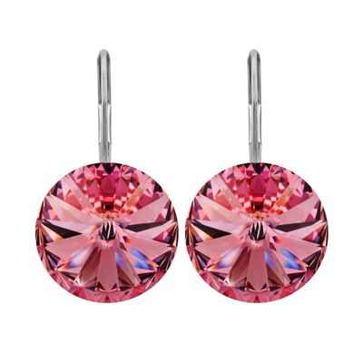 Pendientes Glamira con cristal premium de Soul Collection en rosa