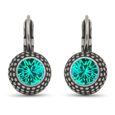 Pendientes colgantes LEA con Premium Crystal de Soul Collection en Blue Zircon